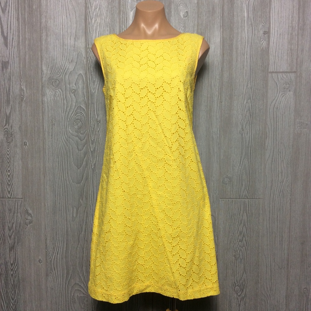 LOFT yellow outlet dress
